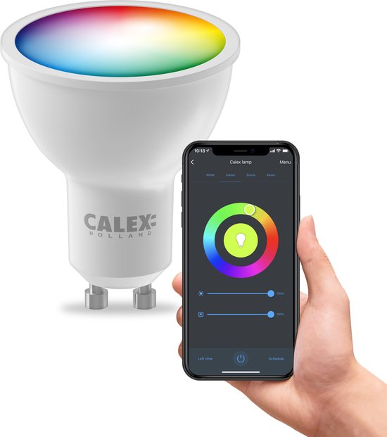 zo veel officieel Arrangement Calex Slimme Lamp - Wifi LED Verlichting - GU10 - Smart Lichtbron - Dimbaar  - RGB en Warm Wit - 4.9W - Simplesuppliesofficial